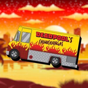 Marvel Deadpool Chimichangas Truck Funky Chunky Magnet